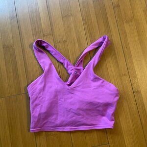 Alo airbrush real bra tank electric violet purple - small